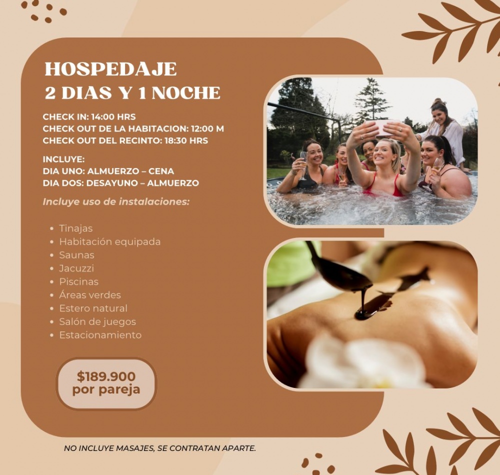 Hospedaje 2 Días y 1 Noche