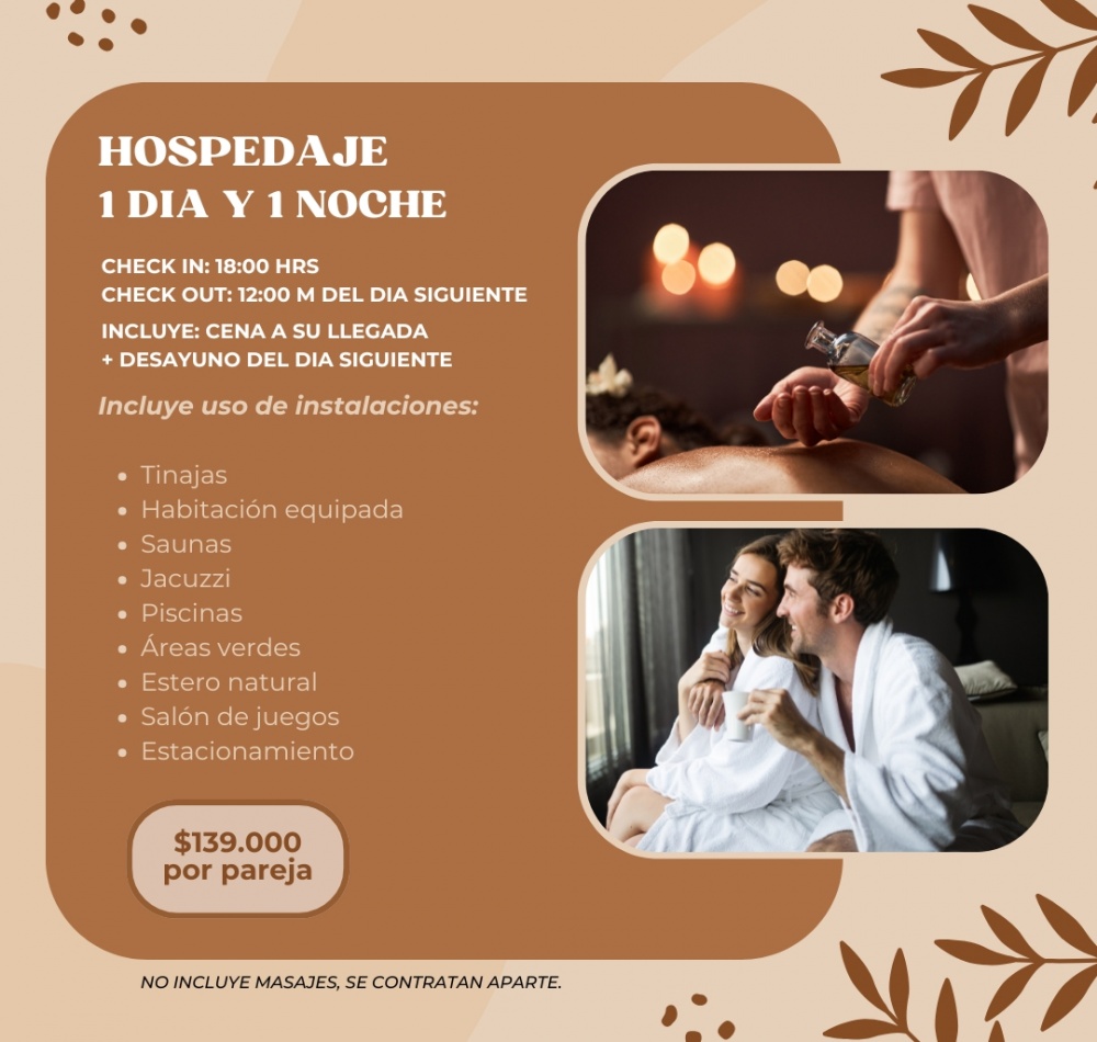 Hospedaje 1 Día y 1 Noche Hospedaje 1 Día y 1 Noche