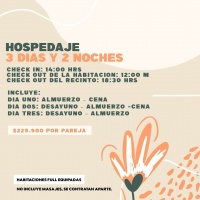 Hospedaje 3 Días y 2 Noches