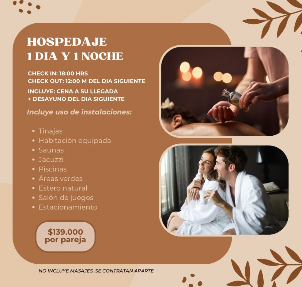 Hospedaje 1 Día y 1 Noche